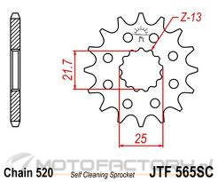 Zębatka JT Sprockets JTF565,15 - przednia 15 zębów
