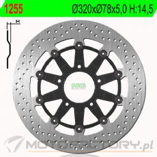 NG 1255 Tarcza hamulcowa 320mm