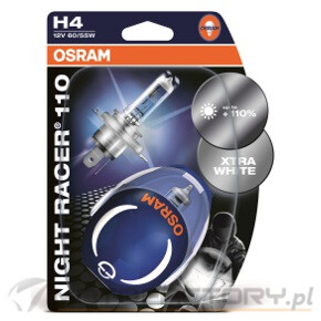 OSRAM H4 12V 55W NIGHT RACER - 2szt.