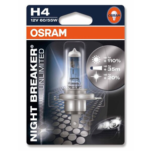 OSRAM H4 12V 55W Night Breaker Unlimited